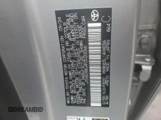 2024 Toyota Prius LE with VIN JTDADABU4R3020066, listed as a Copart auction lot 50028595 with 4,532 mi miles and Salvage Title. Bid and sale history available at carsss.com. Image 13.
