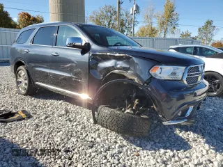 2016 Dodge Durango Citadel Anodized Platinum with VIN 1C4SDJETXGC402123, listed as a Copart auction lot 75584144 with 111,333 mi miles and Clean title. Bid and sale history available at DreamBid. Image 4.