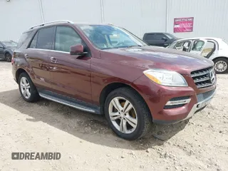 2013 Mercedes-Benz M ML 350 with VIN 4JGDA5HBXDA123771, listed as a IAAI auction lot 41967912 with 206,230 mi miles. Bid and sale history available at carsss.com. Image 1.