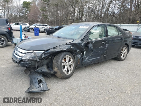 2012 Ford Fusion SE with VIN 3FAHP0HA7CR275113, listed as a Copart auction lot 46867635 with 195,236 mi miles and Salvage Title. Bid and sale history available at carsss.com. Image 1.