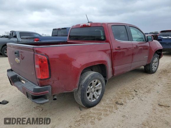 2018 Chevrolet Colorado 2WD LT with VIN 1GCGSCEA2J1200417, listed as a Copart auction lot 44037245 with 108,880 mi miles and Salvage Title. Bid and sale history available at DreamBid. Image 3.
