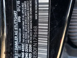 2015 Mercedes-Benz CLA 250 with VIN WDDSJ4EB0FN179648, listed as a Copart auction lot 75623713 with 117,011 mi miles and . Bid and sale history available at DreamBid. Image 12.