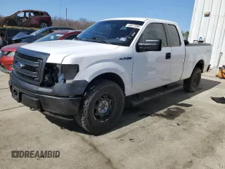 2014 Ford F-150 XL with VIN 1FTEX1EM1EKE25774, listed as a Copart auction lot 49317895 with 220,177 mi miles and Salvage Title. Bid and sale history available at carsss.com. Image 1.