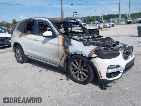 2019 BMW X3 sDrive30i with VIN 5UXTR7C52KLE98336, listed as a IAAI auction lot 41986662 with Not Provided miles and . Bid and sale history available at DreamBid. Image 1.