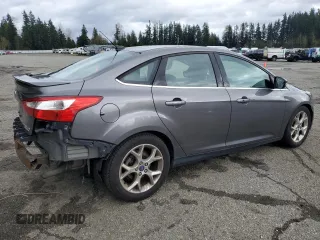 2013 Ford Focus Titanium with VIN 1FADP3J23DL209175, listed as a Copart auction lot 51594075 with 92,531 mi miles and Salvage Title. Bid and sale history available at carsss.com. Image 3.