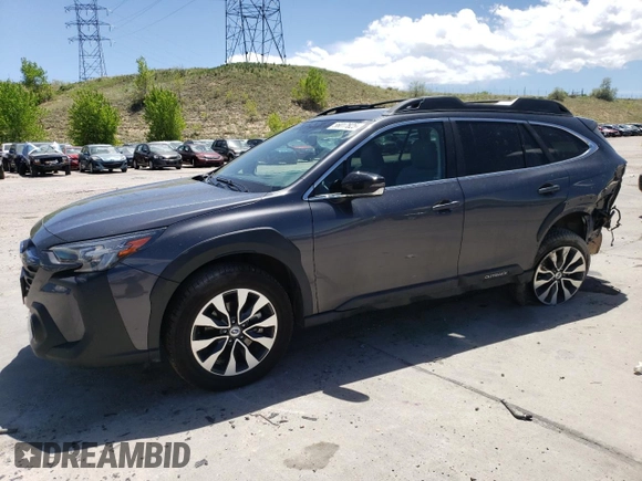 2023 Subaru Outback Limited with VIN 4S4BTANC6P3114873, listed as a Copart auction lot 56017825 with 36,852 mi miles and Salvage title. Bid and sale history available at DreamBid. Image 1.