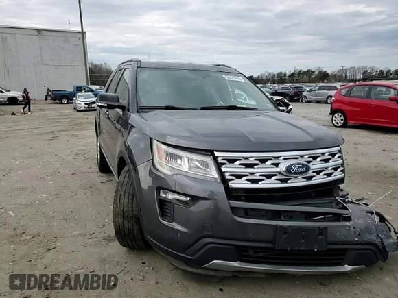 2018 Ford Explorer XLT with VIN 1FM5K8D89JGC38609, listed as a Copart auction lot 50925055 with 56,794 mi miles and Salvage Title. Bid and sale history available at DreamBid. Image 11.