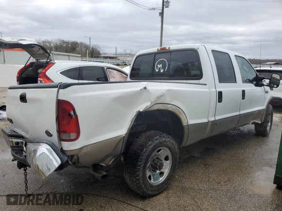 2003 Ford Super Duty F-250 XL with VIN 1FTNW20F23EA78324, listed as a Copart auction lot 87219174 with 407,669 mi miles and Salvage Title. Bid and sale history available at carsss.com. Image 3.
