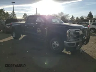 2024 Ford F-350 XL with VIN 1FT8W3DMXRED79167, listed as a Copart auction lot 84619434 with 15,711 mi miles and Salvage Title. Bid and sale history available at DreamBid. Image 4.