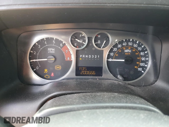 2008 Hummer H3 SUV with VIN 5GTEN13E388136990, listed as a Copart auction lot 50947555 with 200,666 mi miles and Clean Title. Bid and sale history available at carsss.com. Image 9.