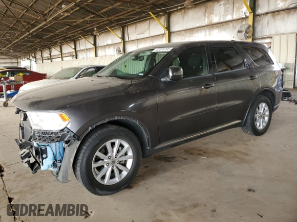 2019 Dodge Durango SXT Plus with VIN 1C4RDHAG4KC573328, listed as a Copart auction lot 42075705 with 76,987 mi miles and Salvage Title. Bid and sale history available at DreamBid. Image 1.