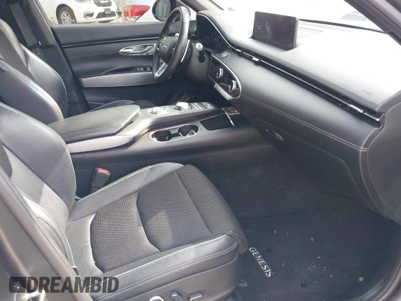 2022 Genesis GV70 Sport with VIN KMUMCDTC6NU028274, listed as a IAAI auction lot 41613720 with 46,522 mi miles and . Bid and sale history available at DreamBid. Image 5.