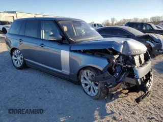 2019 Land Rover Range Rover HSE with VIN SALGS2SV1KA546759, listed as a Copart auction lot 81567824 with 22,710 mi miles and Salvage Title. Bid and sale history available at DreamBid. Image 4.