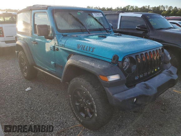 2020 Jeep Wrangler Willys с VIN 1C4GJXAN0LW196571, выставлен на аукционе Copart как лот 73794314 с пробегом Не указан миль и Списание • Salvage title. История ставок и продаж доступна на DreamBid. Изображение 4.