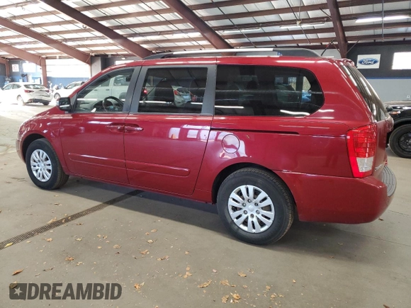 2012 Kia Sedona LX with VIN KNDMG4C76C6421543, listed as a Copart auction lot 78422314 with 128,424 mi miles and Clean Title. Bid and sale history available at carsss.com. Image 2.