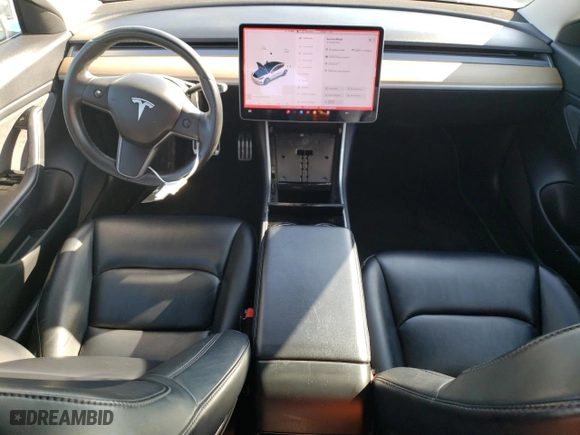 2018 Tesla Model 3 Long Range Battery with VIN 5YJ3E1EB4JF134396, listed as a Copart auction lot 45339955 with 86393 miles and Salvage Title. Bid and sale history available at carsss.com. Image 8.