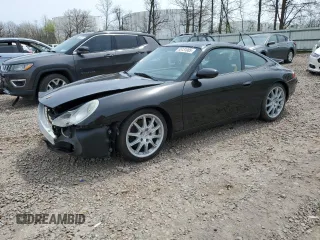 2001 Porsche 911 Carrera with VIN WP0AA29951S623229, listed as a Copart auction lot 55131005 with 122,705 mi miles and Salvage Title. Bid and sale history available at carsss.com. Image 1.