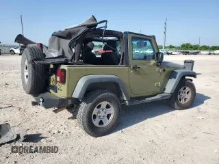 2013 Jeep Wrangler Sport with VIN 1C4AJWAG3DL649487, listed as a Copart auction lot 52568285 with 106,644 mi miles and Salvage title. Bid and sale history available at DreamBid. Image 3.