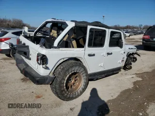 2018 Jeep Wrangler Unlimited Rubicon with VIN 1C4HJXFG5JW234971, listed as a Copart auction lot 45925305 with 86,667 mi miles and Salvage title. Bid and sale history available at DreamBid. Image 3.
