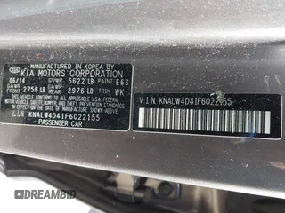 2015 Kia K900 Luxury z VIN KNALW4D41F6022155, wystawiony jako IAAI lot #41599099 z przebiegiem 71 890 mil mil oraz . Historia ofert i sprzedaży dostępna na DreamBid. Obrazek 9.