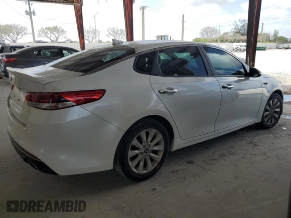 2016 Kia Optima LX with VIN KNAGT4L31G5071561, listed as a Copart auction lot 55456545 with 65,133 mi miles and Salvage Title. Bid and sale history available at carsss.com. Image 3.