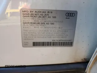 2017 Audi SQ5 Prestige with VIN WA1VCAFP4HA000851, listed as a Copart auction lot 48405605 with 72,984 mi miles and Salvage Title. Bid and sale history available at carsss.com. Image 15.