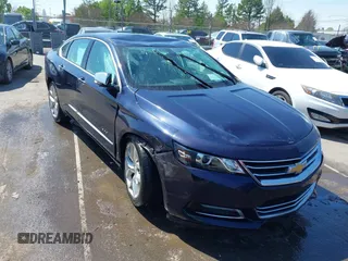 2018 Chevrolet Impala Premier with VIN 2G1125S35J9150415, listed as a IAAI auction lot 41873102 with 106,280 mi miles and . Bid and sale history available at DreamBid. Image 1.