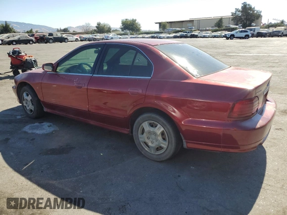 2001 Mitsubishi Galant ES z VIN 4A3AA46G81E155412, wystawiony jako Copart lot #73244754 z przebiegiem 267 491 mil mil oraz Szkoda całkowita • Salvage title. Historia ofert i sprzedaży dostępna na DreamBid. Obrazek 2.