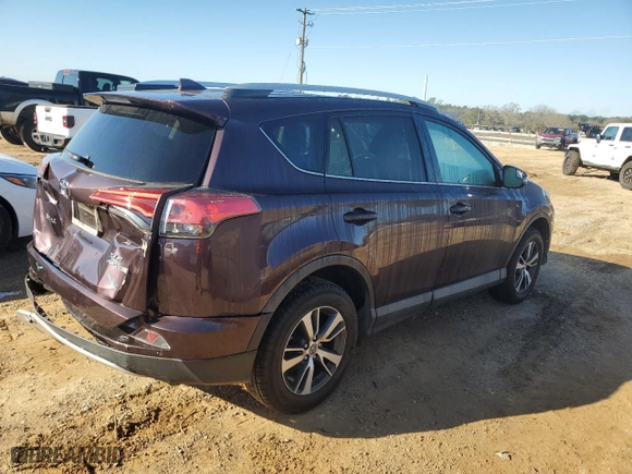 2016 Toyota RAV4 XLE with VIN 2T3RFREV0GW492162, listed as a Copart auction lot 46889155 with 65,707 mi miles and Salvage Title. Bid and sale history available at carsss.com. Image 3.