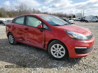 2017 Kia Rio LX with VIN KNADM4A34H6034535, listed as a Copart auction lot 45338195 with 123,459 mi miles and Salvage Title. Bid and sale history available at carsss.com. Image 4.