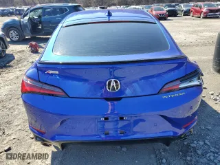 2025 Acura Integra w/A-Spec Technology Package with VIN 19UDE4H62SA006190, listed as a Copart auction lot 51643145 with 11,576 mi miles and Salvage Title. Bid and sale history available at carsss.com. Image 6.