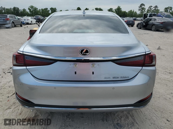2024 Lexus ES 250 with VIN 58AD11D1XRU013033, listed as a Copart auction lot 53267625 with 17,916 mi miles and Salvage title. Bid and sale history available at DreamBid. Image 6.