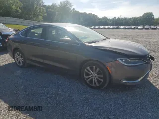 2015 Chrysler 200 Limited with VIN 1C3CCCAB9FN747683, listed as a Copart auction lot 54752485 with 187,495 mi miles and Salvage Title. Bid and sale history available at carsss.com. Image 4.