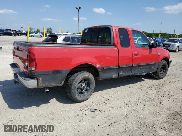1998 Ford F-150 with VIN 1FTZX1765WKA88964, listed as a Copart auction lot 57334945 with 172,672 mi miles and Salvage title. Bid and sale history available at DreamBid. Image 3.