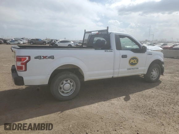 2018 Ford F-150 XL with VIN 1FTMF1E56JKE30616, listed as a Copart auction lot 53799915 with 62,748 mi miles and Salvage Title. Bid and sale history available at carsss.com. Image 3.