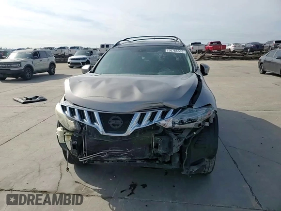 2010 Nissan Murano S with VIN JN8AZ1MU2AW012215, listed as a Copart auction lot 50788555 with 161,100 mi miles and Salvage Title. Bid and sale history available at carsss.com. Image 11.
