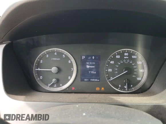 2015 Hyundai Sonata SE with VIN 5NPE24AF2FH011930, listed as a Copart auction lot 54248135 with 159,598 mi miles and Clean Title. Bid and sale history available at DreamBid. Image 9.