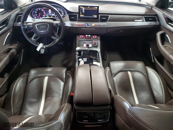 2016 Audi A8 L 4.0T Sport with VIN WAU43AFD1GN011589, listed as a Copart auction lot 86614934 with 96,137 mi miles and Salvage Title. Bid and sale history available at carsss.com. Image 8.