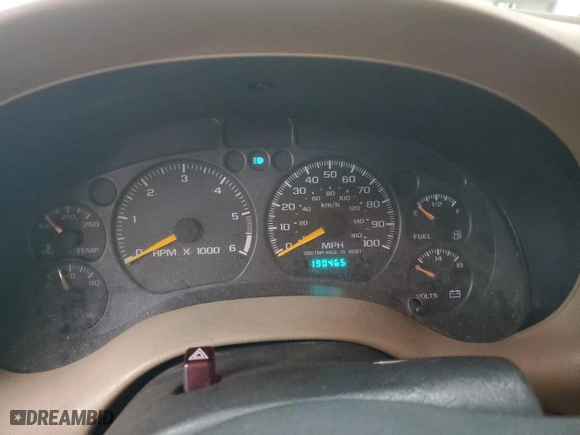 2000 GMC Jimmy SLT Convenience with VIN 1GKDT13WXY2109634, listed as a Copart auction lot 49811075 with 190,465 mi miles and Salvage Title. Bid and sale history available at carsss.com. Image 9.