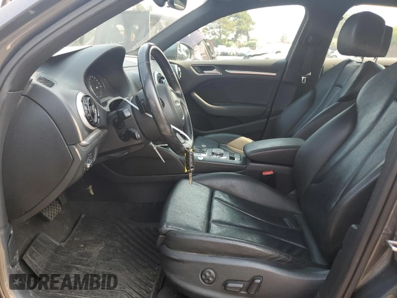 2015 Audi A3 2.0T Premium Plus with VIN WAUEFGFF4F1066950, listed as a Copart auction lot 66340553 with 107,523 mi miles. Bid and sale history available at carsss.com. Image 7.