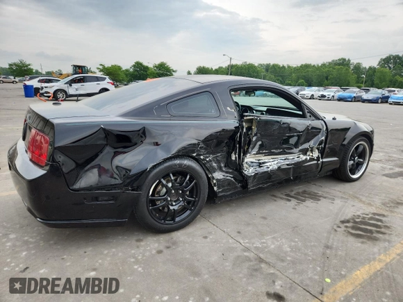 2008 Ford Mustang GT Deluxe with VIN 1ZVHT82H085178451, listed as a Copart auction lot 59761215 with 143,827 mi miles and Salvage title. Bid and sale history available at DreamBid. Image 3.
