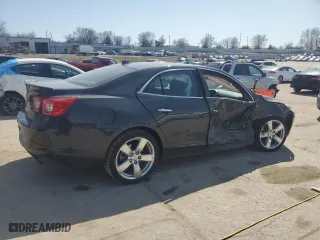 2014 Chevrolet Malibu LTZ with VIN 1G11J5SX9EF165261, listed as a Copart auction lot 48725055 with 40,058 mi miles and Salvage Title. Bid and sale history available at carsss.com. Image 3.