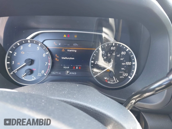 2023 Nissan Titan SV with VIN 1N6AA1EC1PN114674, listed as a IAAI auction lot 42141106 with 18,271 mi miles and . Bid and sale history available at DreamBid. Image 7.