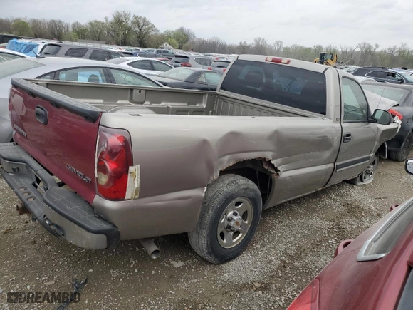2003 Chevrolet Silverado 1500 with VIN 1GCEC14X93Z185191, listed as a Copart auction lot 49609195 with 211,752 mi miles and Non Repairable. Bid and sale history available at carsss.com. Image 3.