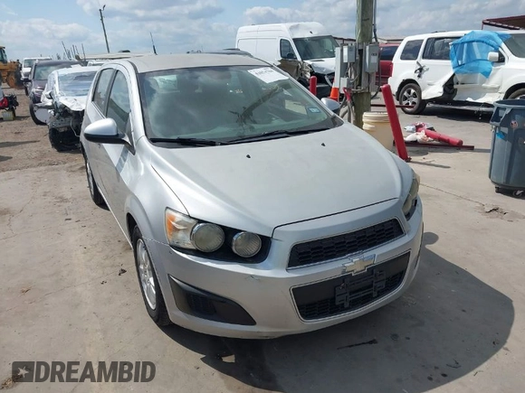 2013 Chevrolet Sonic LT with VIN 1G1JC6SH4D4120148, listed as a IAAI auction lot 42053784 with 166,369 mi miles. Bid and sale history available at carsss.com. Image 1.