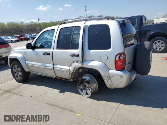 2006 Jeep Liberty Limited with VIN 1J4GL58K16W179819, listed as a Copart auction lot 52937845 with 242,035 mi miles and Non repairable. Bid and sale history available at DreamBid. Image 2.