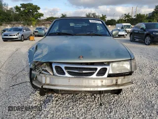 2002 Saab 9-3 SE with VIN YS3DF78KX27011783, listed as a Copart auction lot 43428015 with 115,846 mi miles and Salvage Title. Bid and sale history available at carsss.com. Image 5.