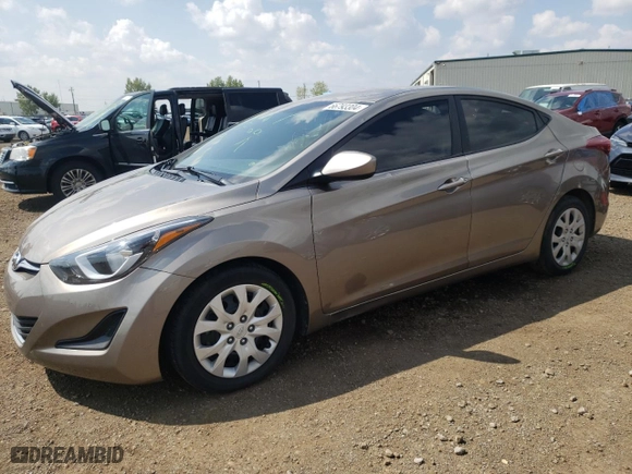 2016 Hyundai Elantra GL with VIN 5NPDH4AE4GH656713, listed as a Copart auction lot 66793304 with 145,366 mi miles and Clean Title. Bid and sale history available at carsss.com. Image 1.