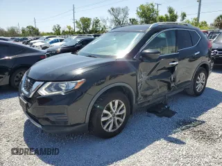 2018 Nissan Rogue SV z VIN JN8AT2MV3JW312166, wystawiony jako Copart lot #57383345 z przebiegiem 73 053 mil mil oraz Szkoda całkowita • Salvage title. Historia ofert i sprzedaży dostępna na DreamBid. Obrazek 1.