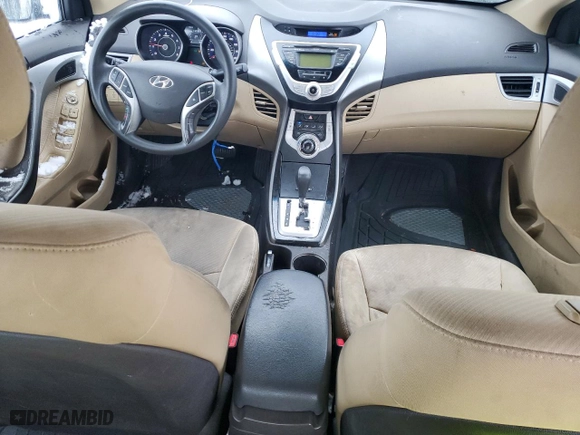 2012 Hyundai Elantra GLS with VIN 5NPDH4AE1CH064700, listed as a Copart auction lot 44126885 with 112,389 mi miles and Salvage Title. Bid and sale history available at carsss.com. Image 8.
